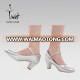 popular silver low heel women modern dance shoes